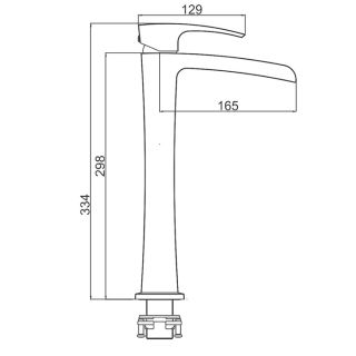 Смеситель для раковины Gappo G1007-31 белый/хром